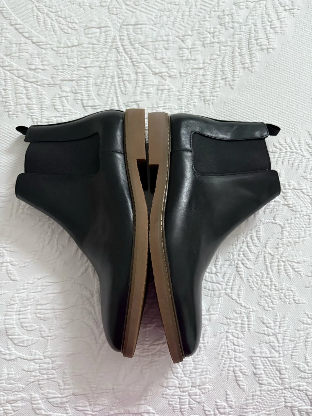 Steve Madden Highline Men’s Black Chelsea Slip-On Leather Ankle Boot size 11.5